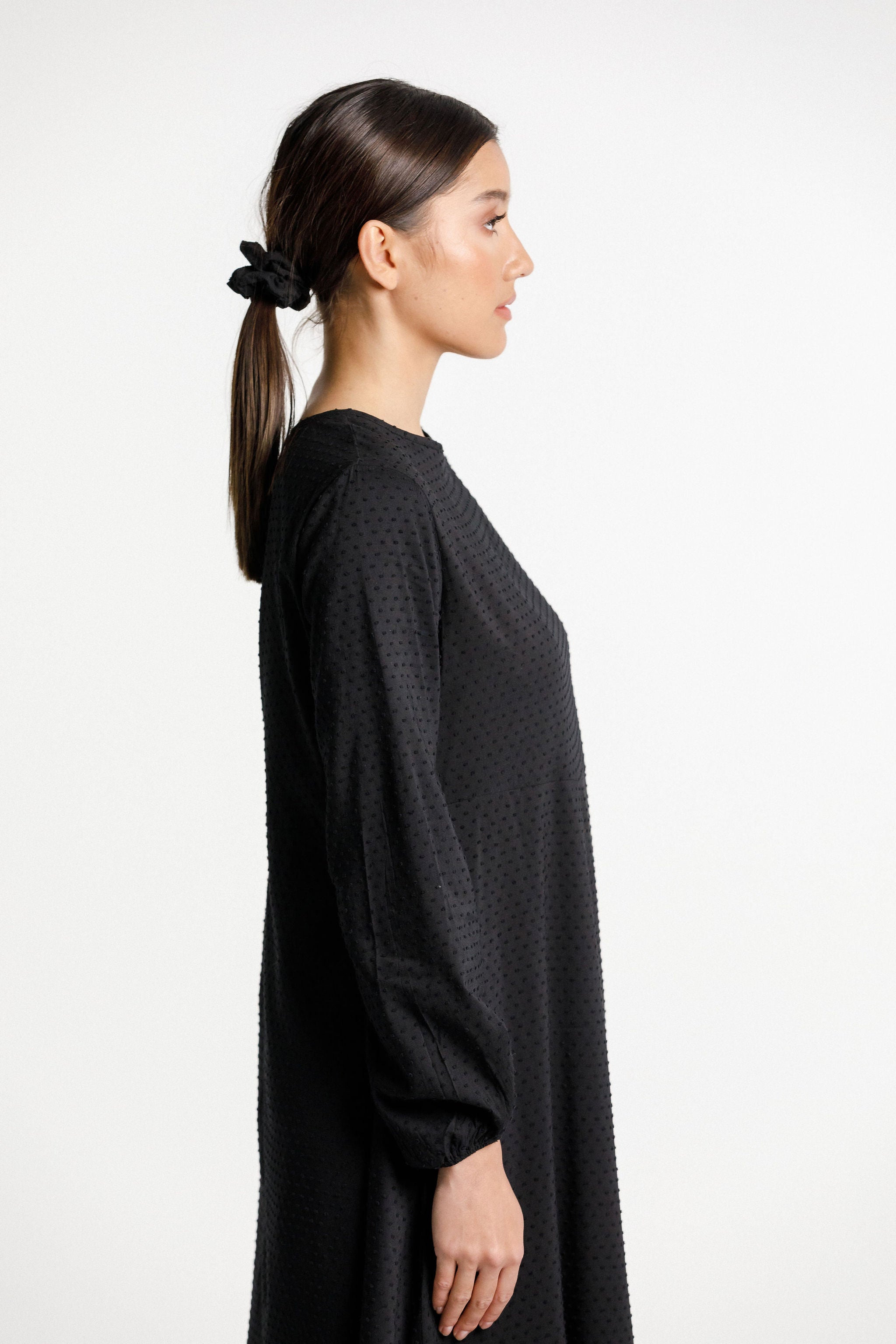 Kortney Dress - Black Bobble